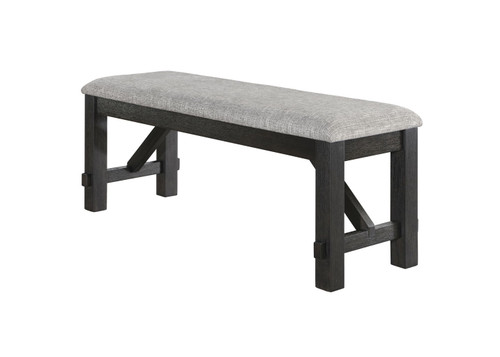 Maribelle - Bench - Gray / Charcoal