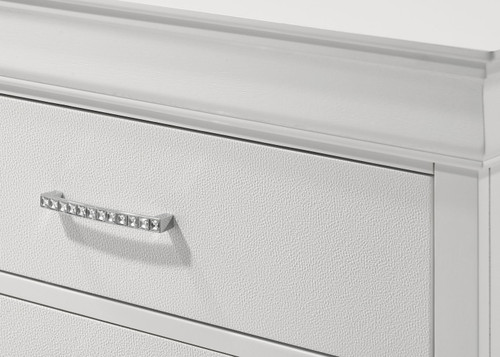 Amalia - Dresser & Mirror - White