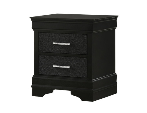 Amalia - Nightstand - Black
