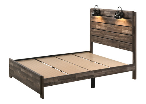 Carter - King Bed In One Box - Brown