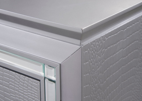 Lillian - Dresser & Mirror - Gray