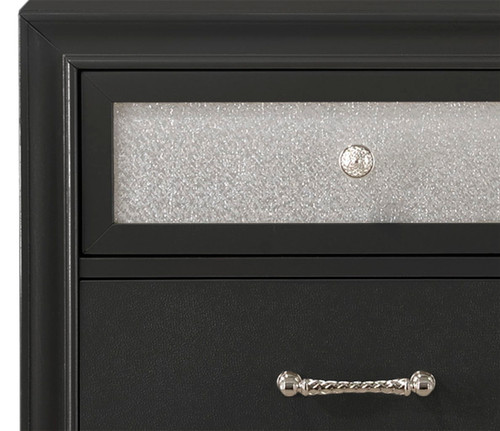 Lila - Nightstand - Black