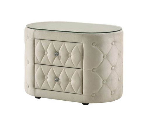 Voltare - Nightstand - Ivory