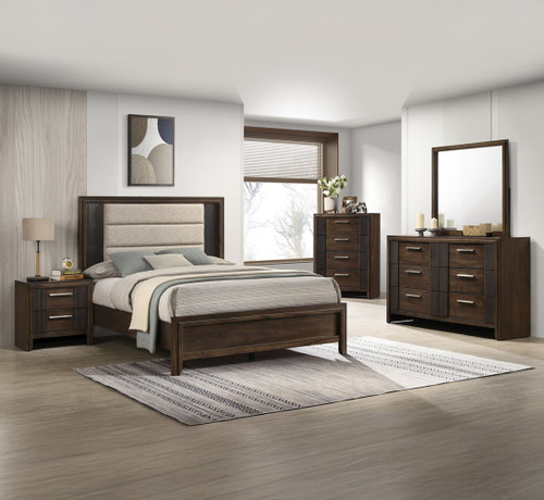 Carlton - Dresser & Mirror - Brown