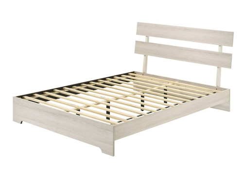 Atticus - Full Platform Bed In One Box - White