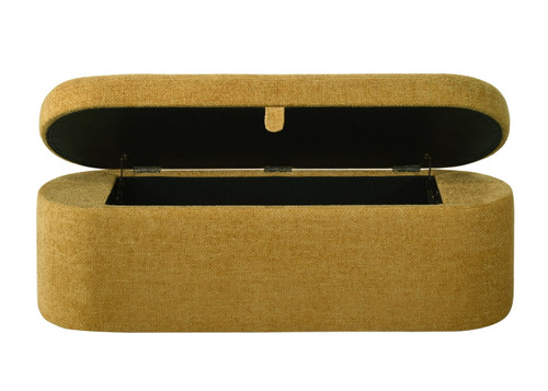 Philipa - Storage Bench - Gold Tweed
