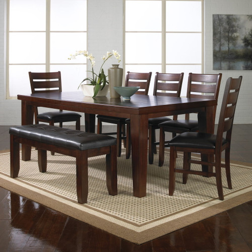 Bardstown - 5 Piece Dining Room Set - Dark Brown