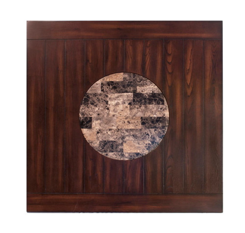 Fulton - 5 Piece Dining Room Set - Dark Brown