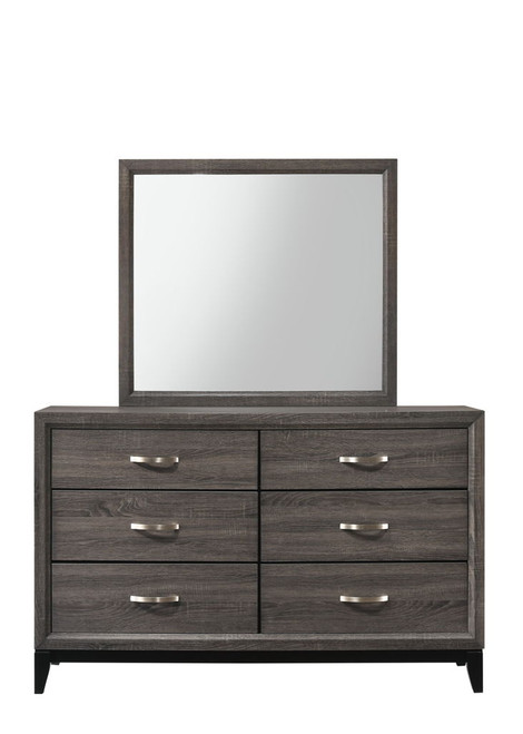 Akerson - Twin 4 Piece Bedroom Set - Gray