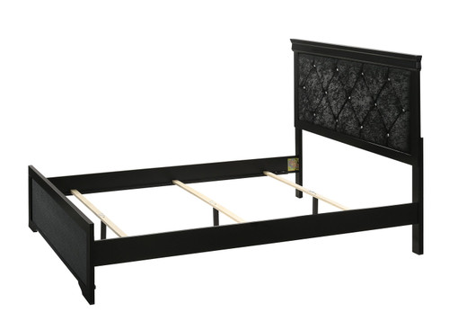 Amalia - California King 4 Piece Bedroom Set - Black