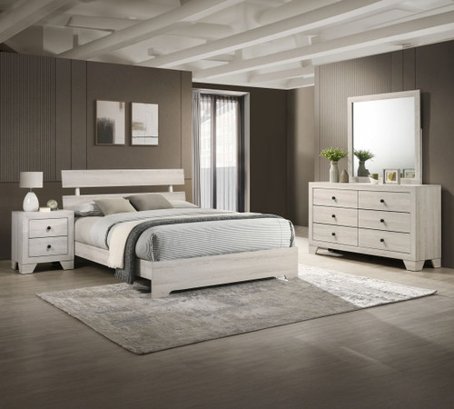 Atticus - Twin 4 Piece Bedroom Set - White