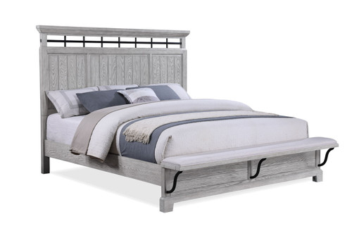 Beckett - Queen 4 Piece Bedroom Set - Greige