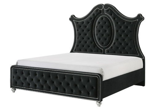 Cameo - Queen 4 Piece Bedroom Set - Black
