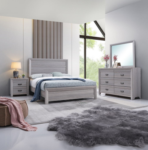 Adelaide - King 4 Piece Bedroom Set - Drift Wood