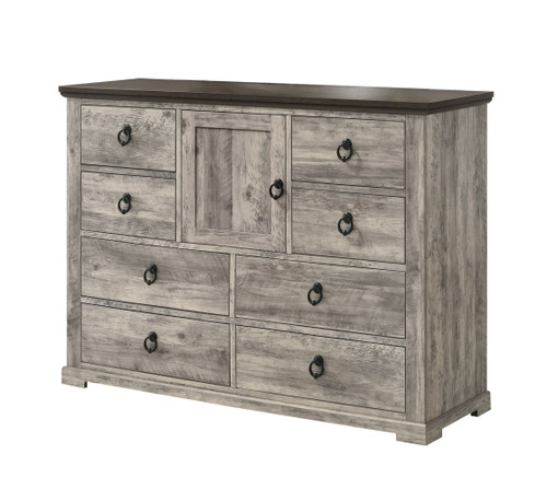 Ella-Mae - Queen 4 Piece Bedroom Set - Gray