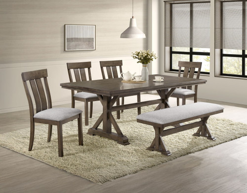 Lloyd - 6 Piece Dining Room Set - Brown