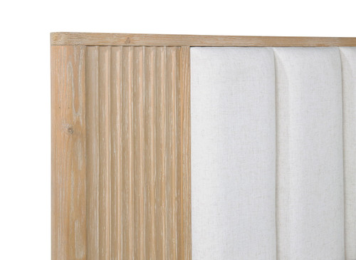 Kara - King 5 Piece Bedroom Set - Cerused Natural