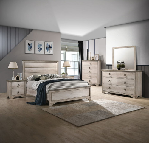 Patterson - Queen 3 Piece Bedroom Set - Beige