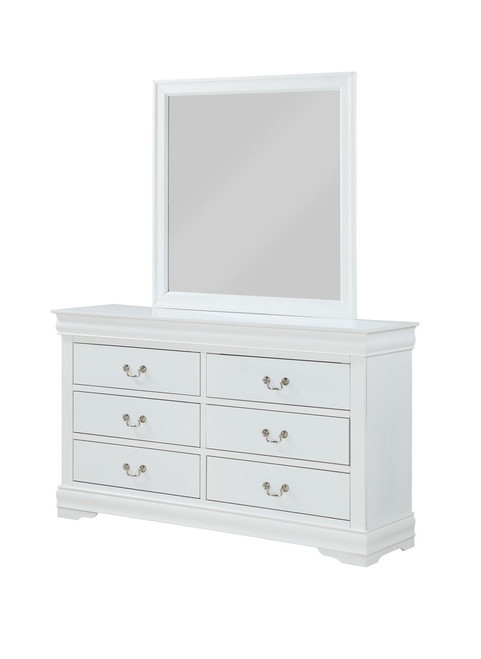 Louis Philip - Queen 4 Piece Bedroom Set - White