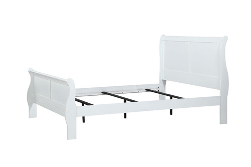 Louis Philip - Queen 4 Piece Bedroom Set - White
