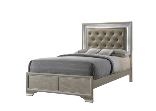 Lyssa - Full 4 Piece Bedroom Set - Champagne