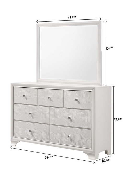 Lyssa - Queen 4 Piece Bedroom Set - White