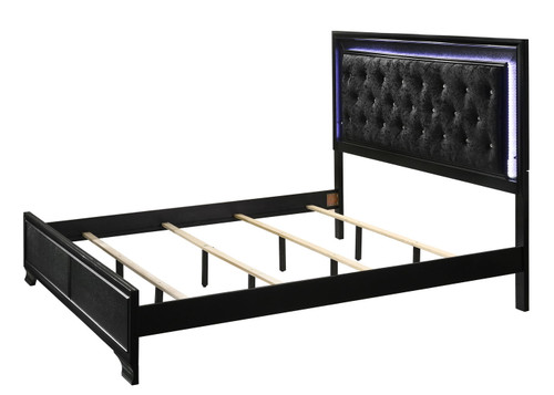 Micah - King 5 Piece Bedroom Set - Black