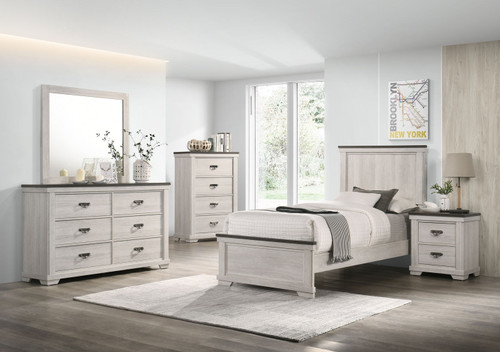 Leighton - Full 5 Piece Bedroom Set - White