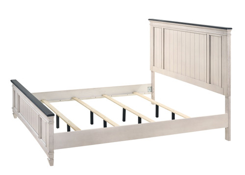 Sawyer - King 5 Piece Bedroom Set - Antique White