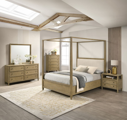 Sienna - Queen 5 Piece Bedroom Set - Ash