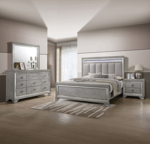 Vail - Queen 4 Piece Bedroom Set - Gray