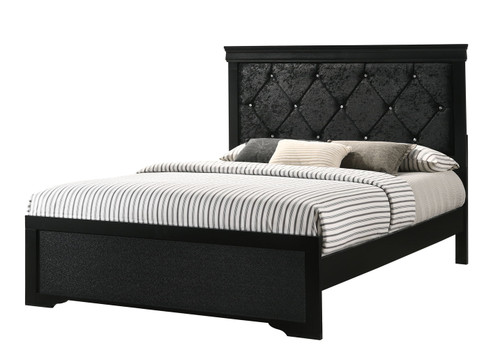 Amalia - California King Bed - Black