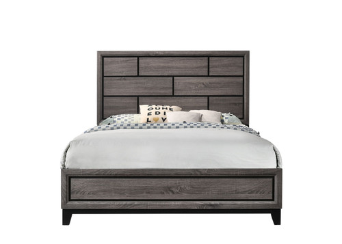 Akerson - Twin Bed - Gray