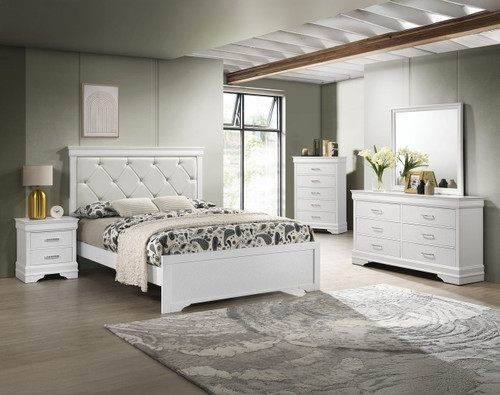 Amalia - Twin Bed - White