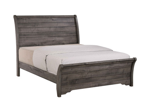 Coralee - Panel California King Bed - Dark Gray