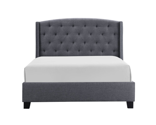Eva - Queen Bed - Gray