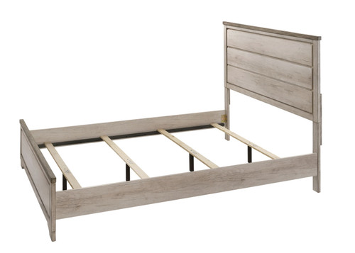 Patterson - Full Bed - Weathered White