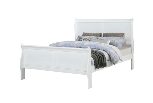 Louis Philip - Queen Bed - White
