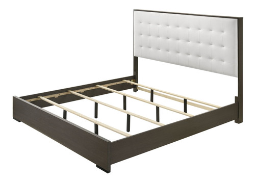Sharpe - King Bed - Dark Gray