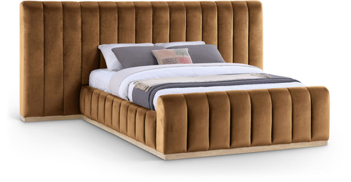 Amara - Velvet Upholstered Bed