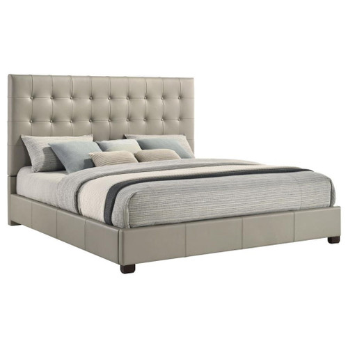 Medley - Genuine Leather Platform Bed