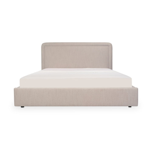 Simon - Queen Storage Bed - Flecked Beige