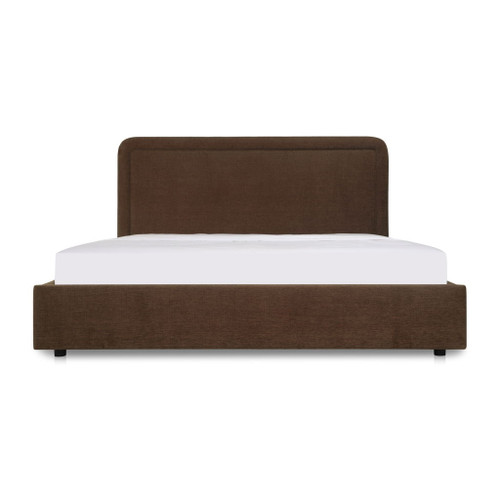 Simon - King Storage Bed - Brown