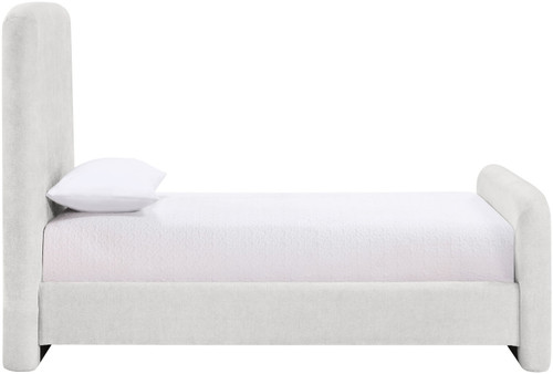 Fira - Chenille Fabric Upholstered Bed