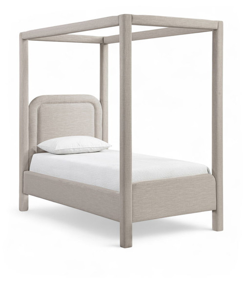 Salina - Linen Textured Fabric Upholstered Bed