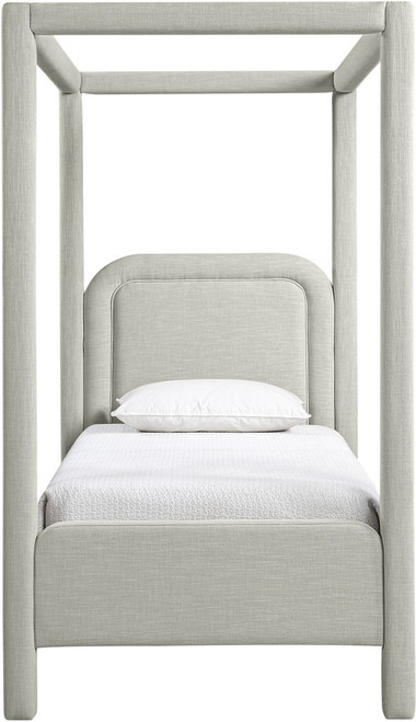 Salina - Linen Textured Fabric Upholstered Bed