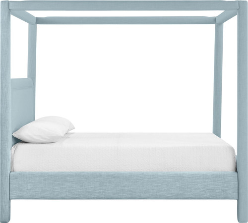 Salina - Linen Textured Fabric Upholstered Bed