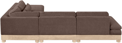 Turin - Chenille Fabric Upholstered Modular Sectional - Brown