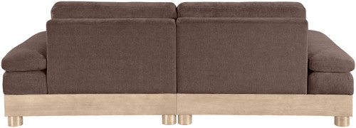 Turin - Chenille Fabric Upholstered Modular Sectional - Brown
