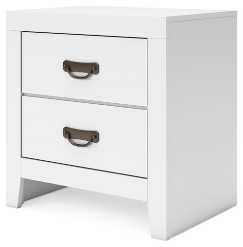 Binterglen - Two Drawer Night Stand - White